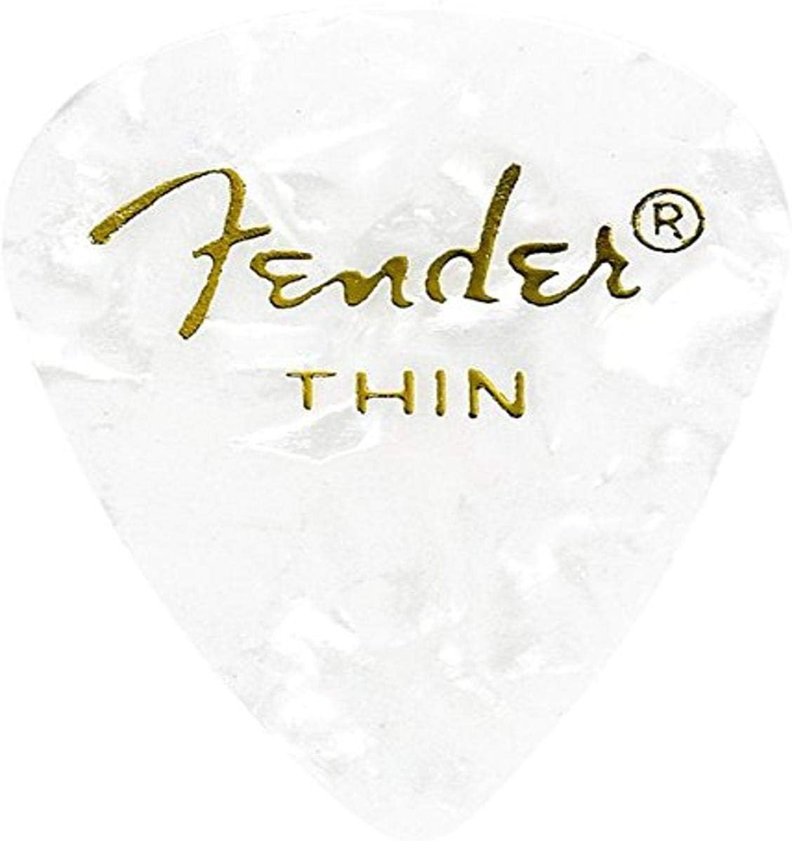 Fender Premium Celluloid Guitar Picks 351 Shape for Musicians