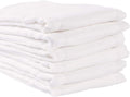Fasoar Cotton Prefold Cloth Diapers - 100% Unbleached Cotton, 6 Pack