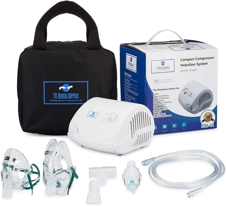 Nebulizer Machine for Adults & Kids - Compact Desktop Device