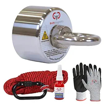 Brute Magnetics Bolt 800lb Magnet Fishing Bundle for Treasures
