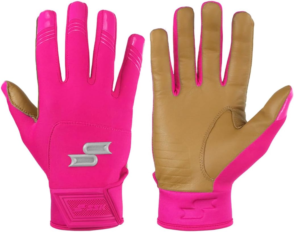 SSK X1 Color Rush Adult Baseball Batting Gloves for Comfort