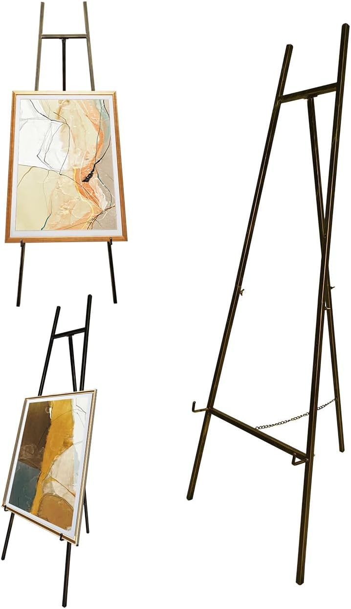 Iron Adjustable Arts & Crafts Easels for Wedding Sign Display
