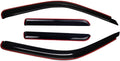 In-Channel Rain Guards for 2001-2007 Silverado & Sierra Crew Cab