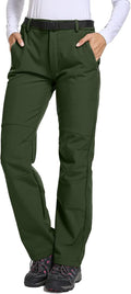 Waterproof Pants Women Slim Fleece Lined Ski Hiking - Warm, Dry