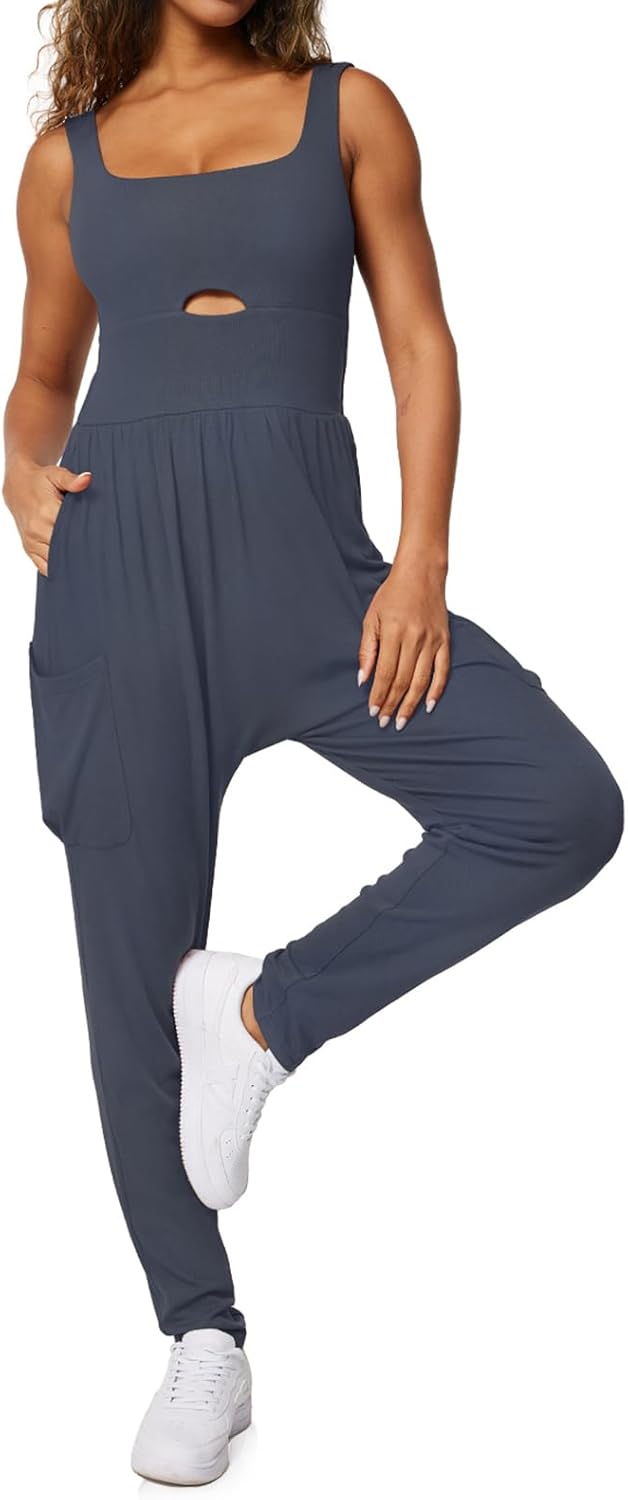 Casei Jumpsuits for Women: Casual Summer Rompers with Pockets