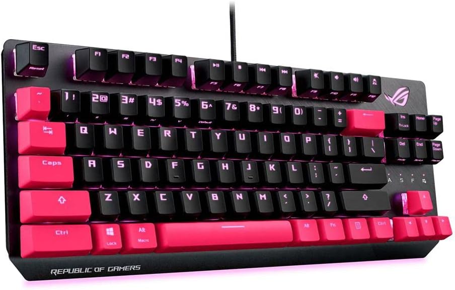 ASUS ROG Strix Scope TKL Electro Punk Gaming Keyboard Review