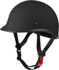 Motorcycle Half Helmet Retro Lightweight Low-Profile Open Face - DOT