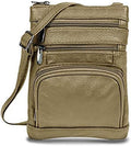 Krediz leather Crossbody Purses for Women - Multi Pocket Soft