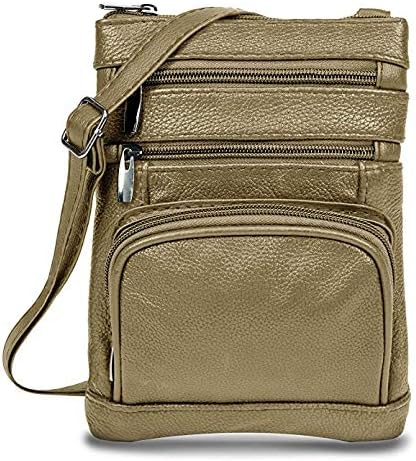 Krediz Leather Crossbody Purses for Women with Multi Pockets