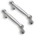 Solid Heavy Duty 10 Pack 3-1/2 in Hole Center Brushed Satin Nickel