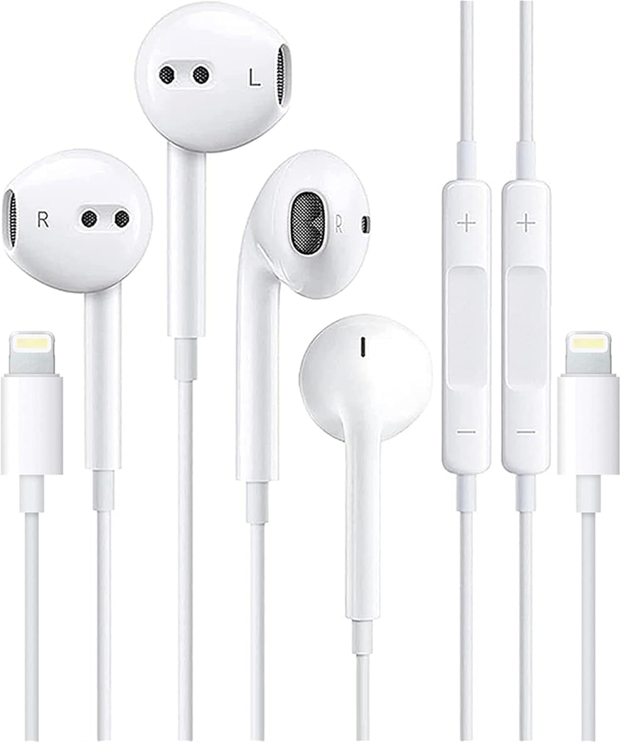 Apple MFi Certified Earbuds for iPhone - Clear Sound & Convenient Control