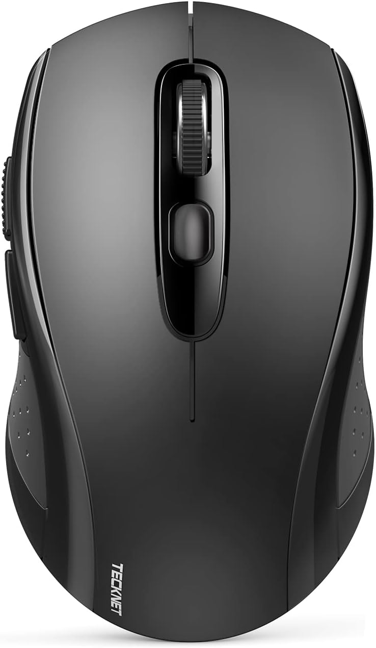 TECKNET Bluetooth Mouse: 4000DPI Wireless - Ultimate Compatibility!