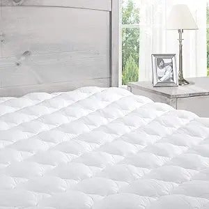 ExceptionalSheets Pillow Top Mattress Pad for Twin Size Comfort