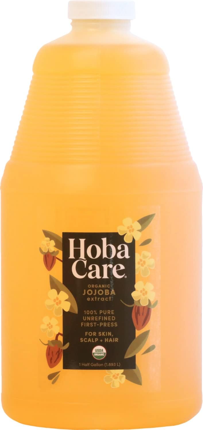 Bulk Organic Jojoba Oil for Skincare, Hair, and Massage Use