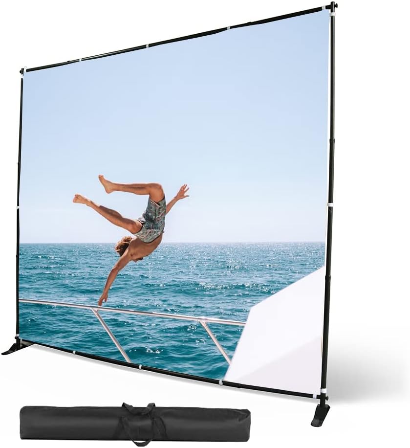 Adjustable Height Backdrop Banner Stand for Photo Booths & Events