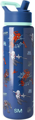Simple Modern Summit Water Bottle with Straw Lid - Marvel Spiderman
