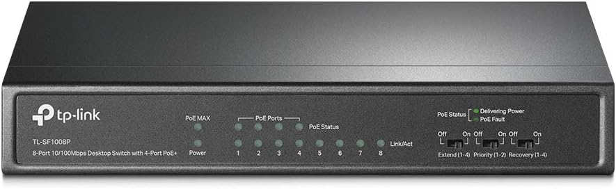 TP-Link TL-SF1008P 10/100Mbps 8-Port PoE Switch Review