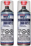Spray max 2K Hot Rod Satin Black Spray Paint - Durable Automotive