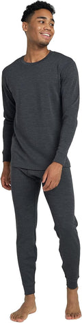 Men's Merino Wool Base Layer Set - Lightweight Midweight Warmth