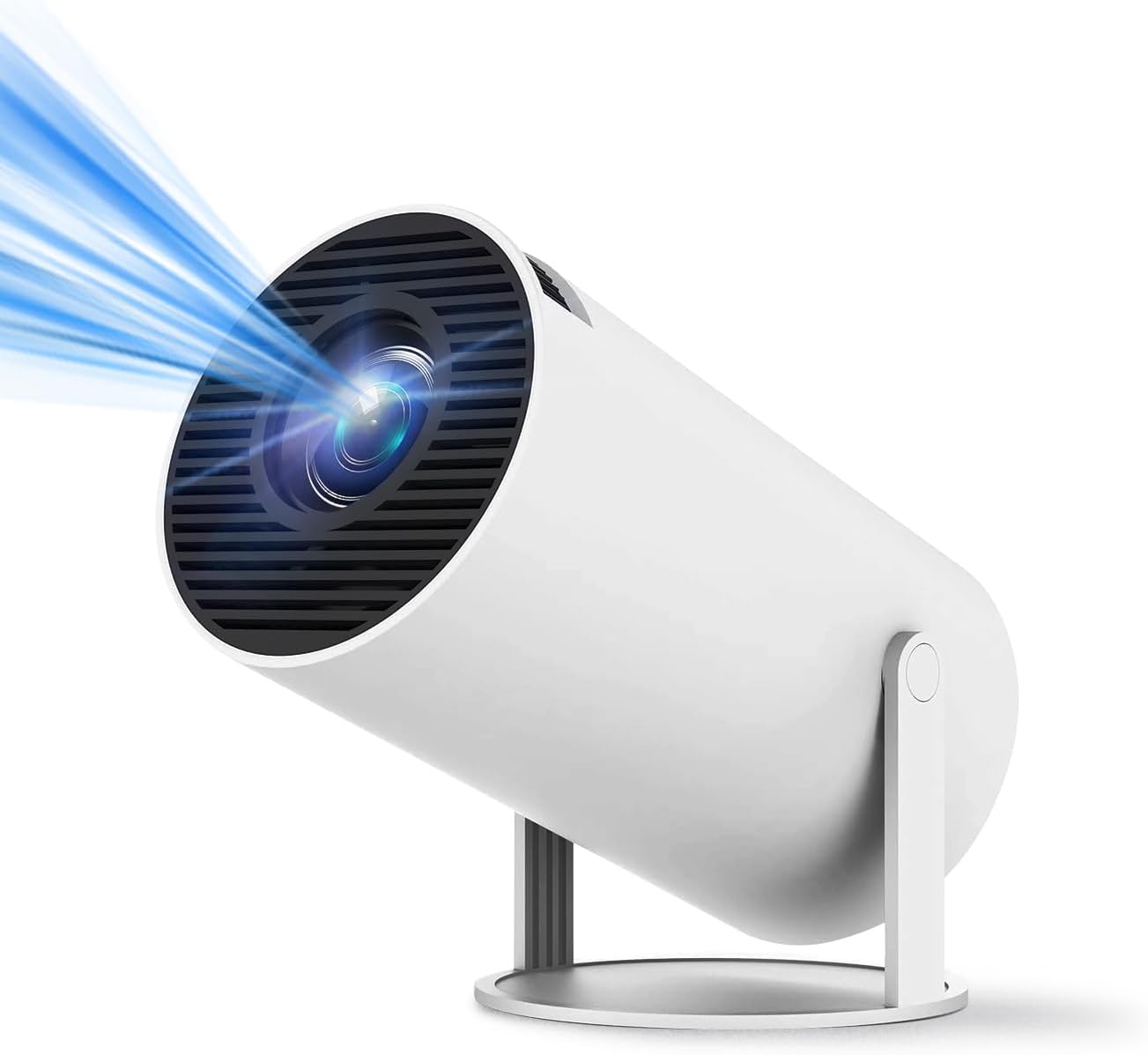 Portable 4K Mini Projector with Screen Mirroring & Keystone Correction - HOLEPLUS