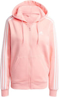 Adidas Essentials 3-Stripes Full-Zip Fleece Hoodie - Comfortable