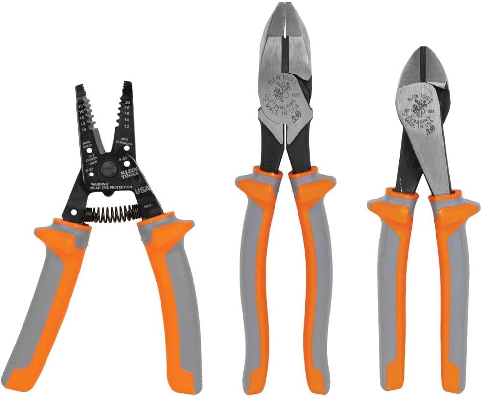 Klein Tools 9416R Insulated Plier and Wire Stripper Tool Kit