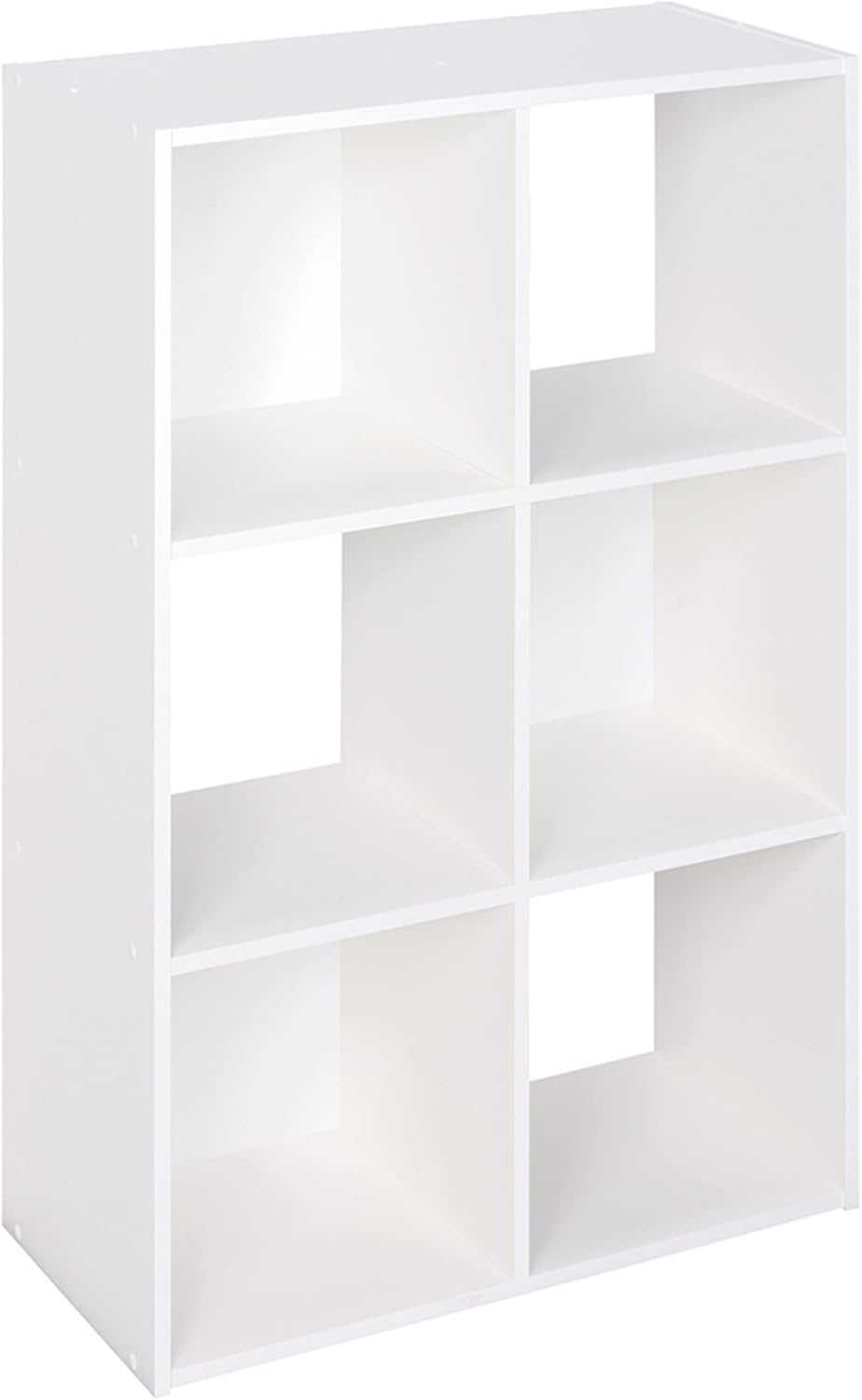 Closetmaid Decorative Home Stackable 6 Cube Organizer Bookcase