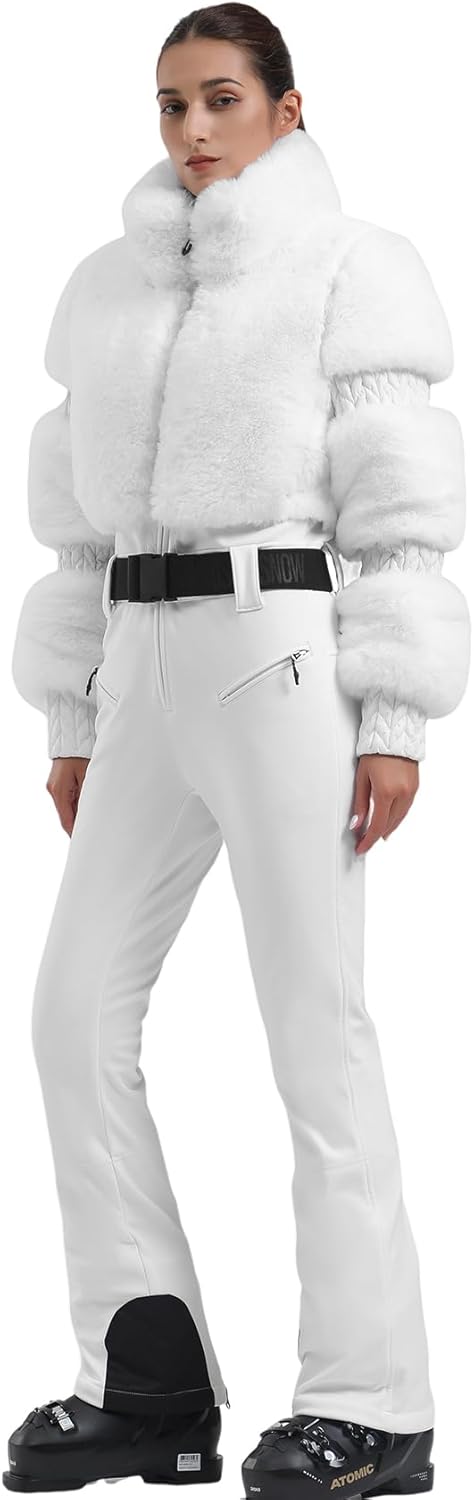 GSOU SNOW Women's Insulated Ski One-Piece: Warm & Stylish
