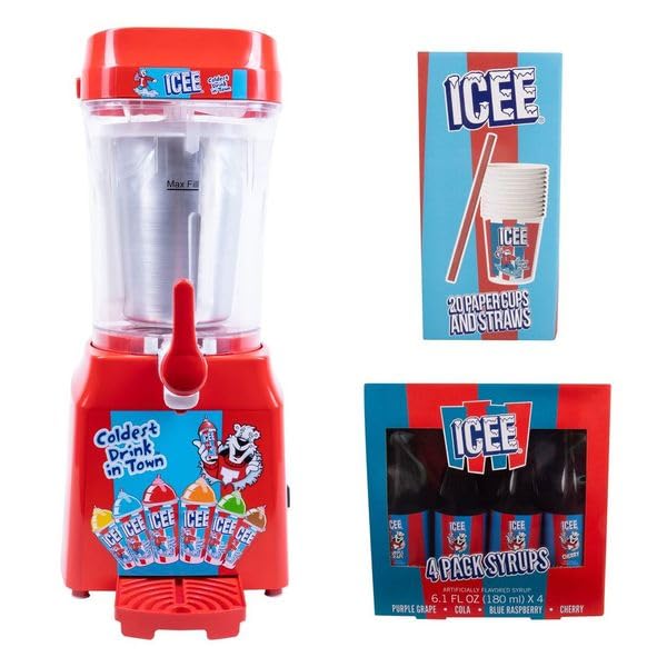 ICEE Slushie Maker Bundle - Makes 34Floz Slushies