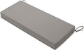 42 x 18 in Light Gray Bench Cushion - Waterproof Outdoor Comfort