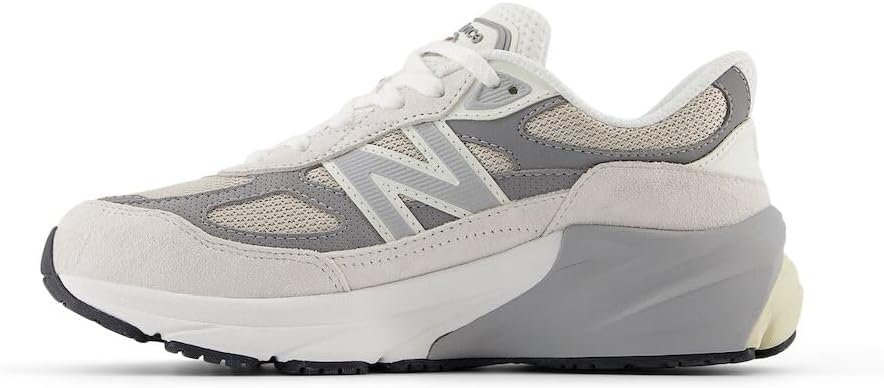 New Balance Kids' 990 V6 Lace-up Sneaker for Active Play