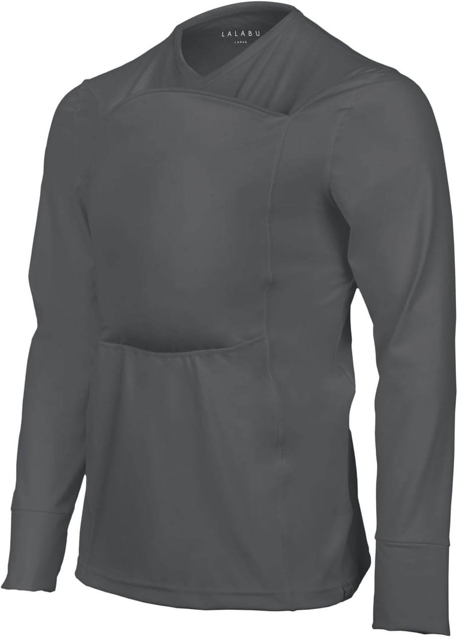 Lalabu Dad Shirt: Hands-Free Baby Carrier for Dads Comfort