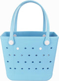 Medium Beach Bag Waterproof Rubber Tote - Washable, Durable