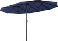 15 ft Patio Umbrella with Crank and Tilt - Extra Large Shade
