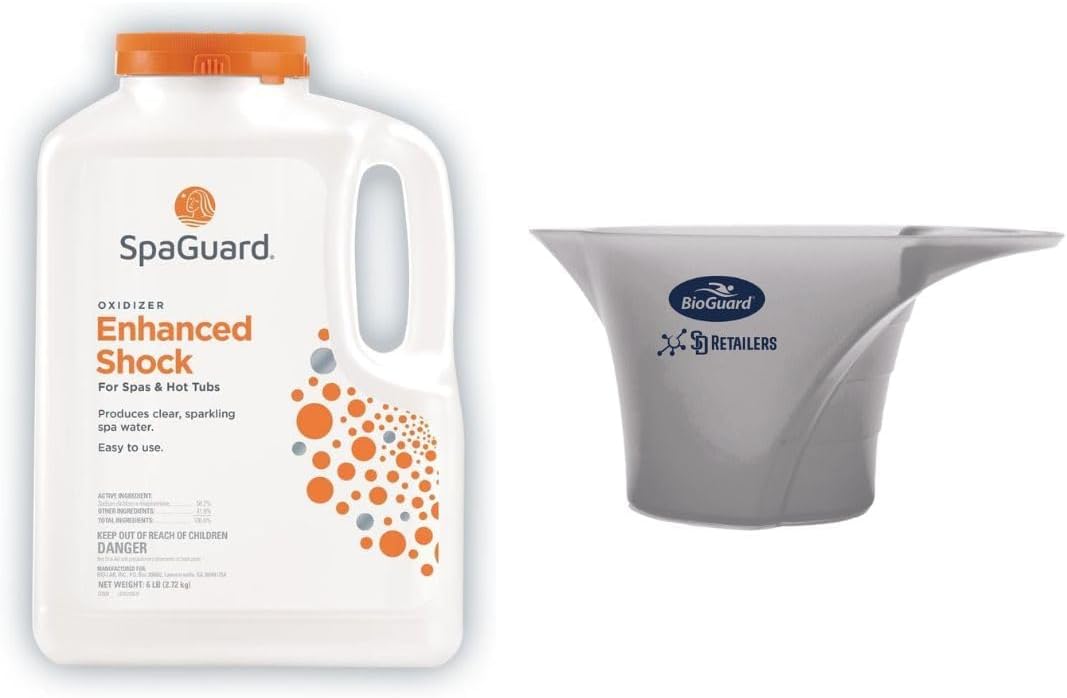 SpaGuard Enhanced Shock 6 lb with SDR Measuring Cup for Pools