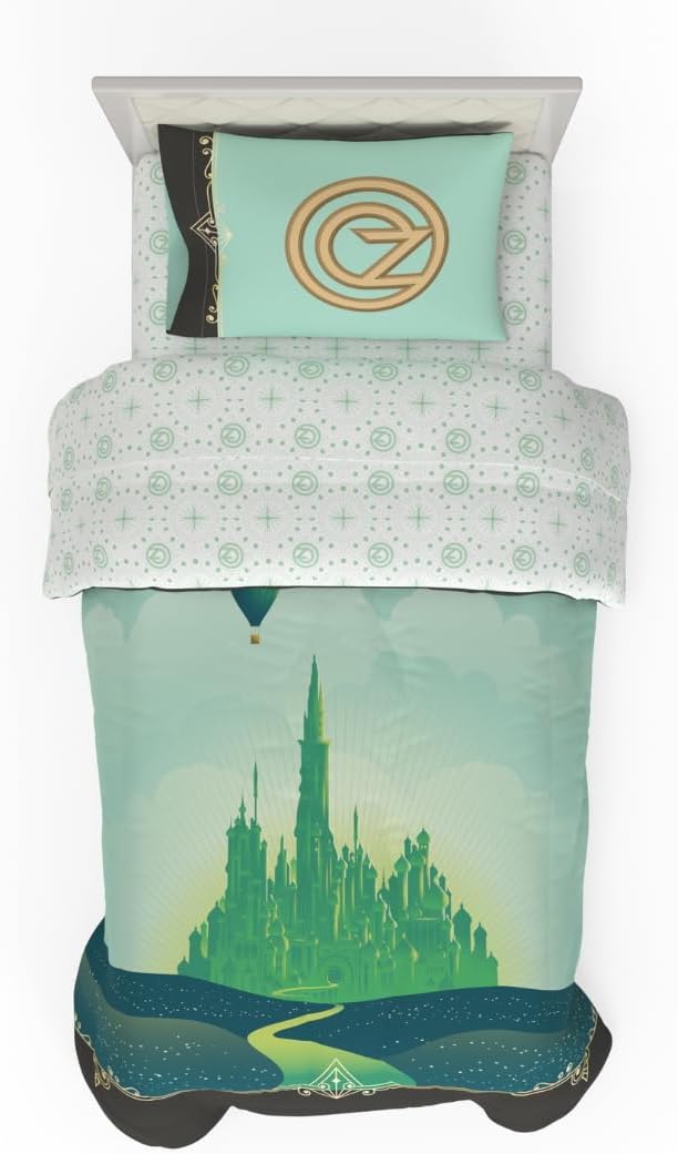 Wicked Elphaba and Glinda Twin Bedding Set for Cozy Nights