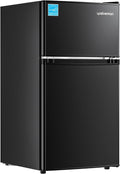 Upstreman 3.1 Cu.Ft Mini Fridge with Freezer - Dorm & Office Essential