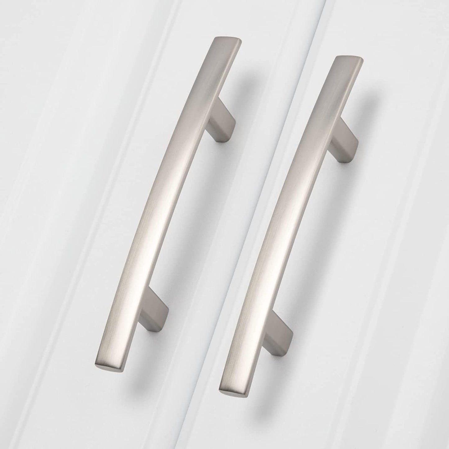 homdiy 3 Inch Cabinet Handles - Brushed Nickel Pulls for Modern Style