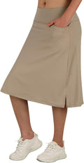 Women's 24in Knee Length Skort with 3 Pockets - Modest Activewear
