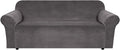 Stretch Velvet Sofa Cover for Extra Wide Sofas 89-97 in - Soft Velour