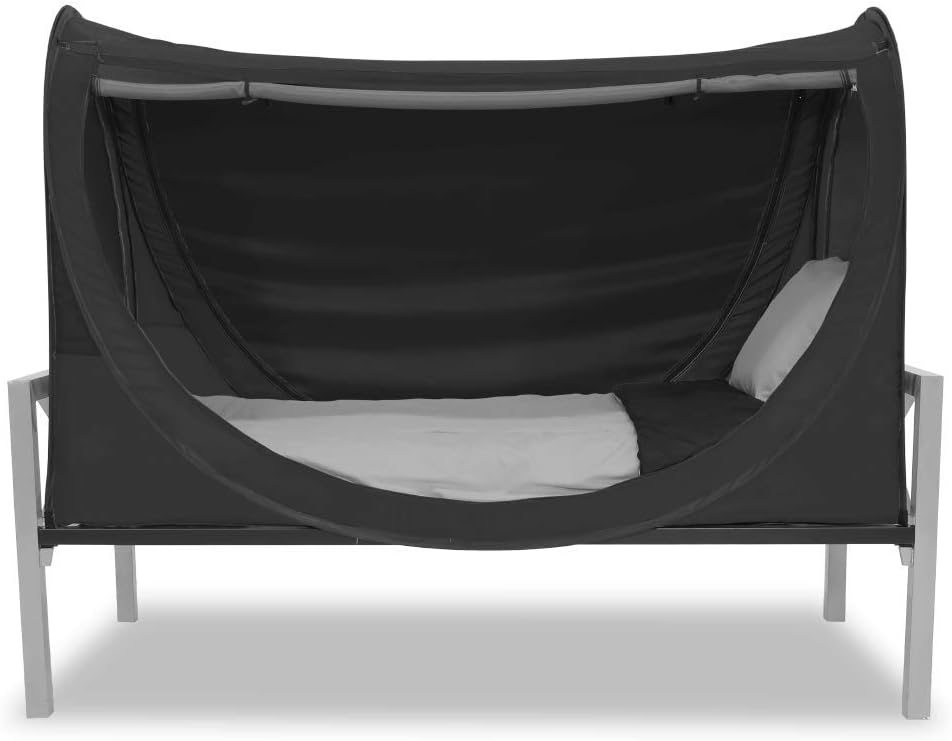 Privacy Pop Eclipse Bed Tent - Twin/Black - Ultimate Privacy