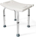 DEZOON Small Shower Chair | Tool-Free Assembly | 6 Heights | Disabled, Seniors