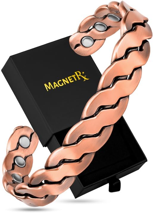 MagnetRX Copper Magnetic Bracelets for Pain Relief and Style