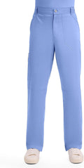 Mens Scrub Pants with Cargo Pockets and Drawstring - Modern Fit