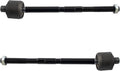 TRQ Front Inner Tie Rod Set Compatible with Mercedes-Benz - Direct Fit