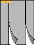 Yotache Magnetic Screen Door for Sliding Doors - Double Door Design