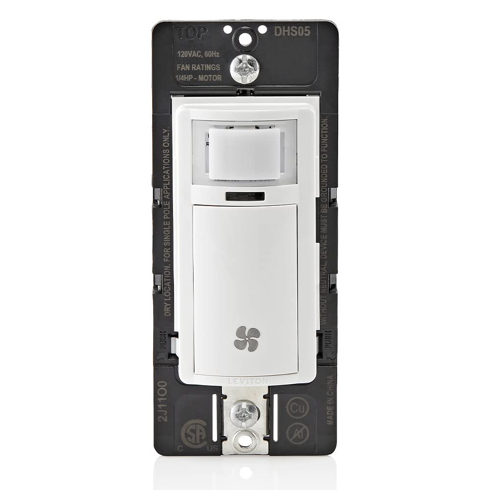 Leviton Humidity Sensor Switch for Efficient Bathroom Ventilation