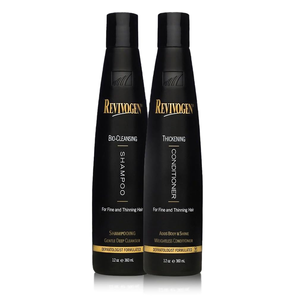 Revivogen MD Bio-Cleansing Shampoo and Conditioner for Thinning Hair