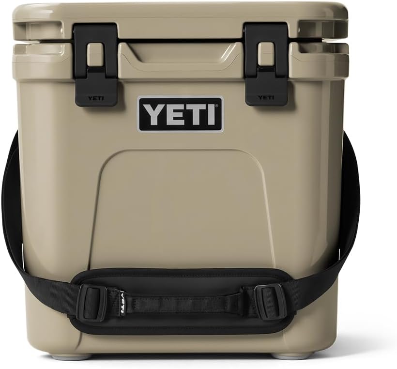 YETI Roadie 24 Hard Cooler with DoubleDuty Strap for Easy Hauling