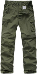 Kids' Cargo Pants Boy's Quick Dry Convertible Outdoor Trousers